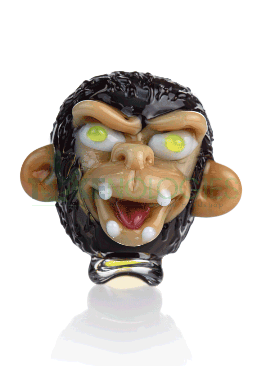 Chimpanzee Monkey Glass Pipe for Weed