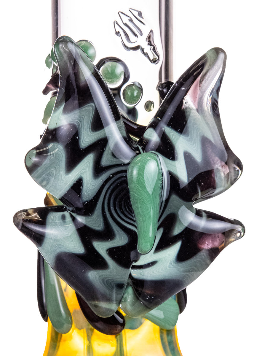 butterfly heady glass accent