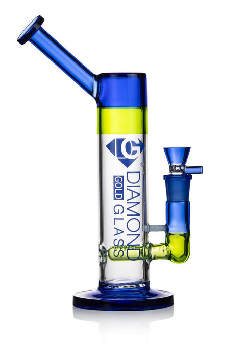 Dual-Toned Inline Perc Bubbler Bong - Main Image