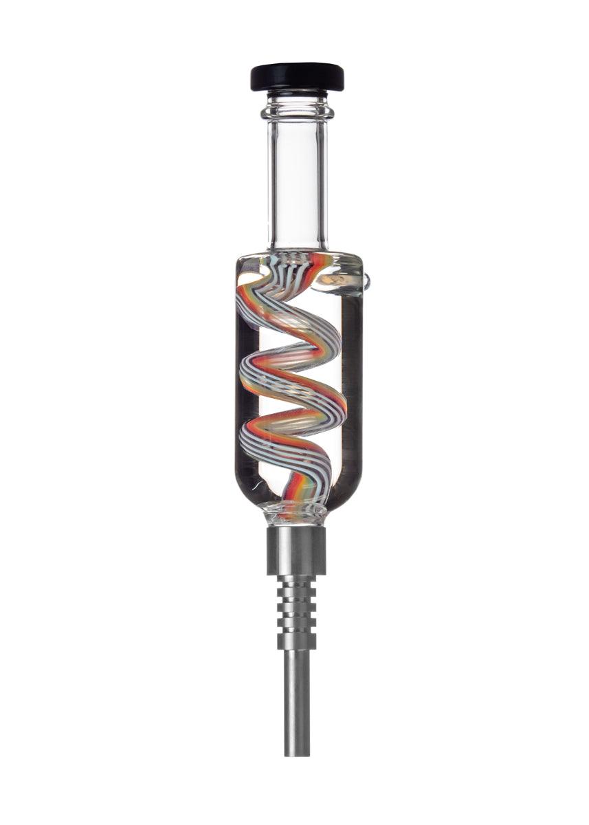 Freezable Nectar Collector Kit - Titanium Nail Straw & Glass Tray