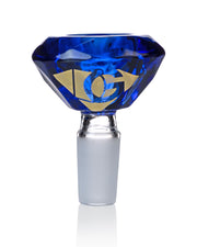 Diamond Glass Bowl Piece Shaped like a gemstone jewel