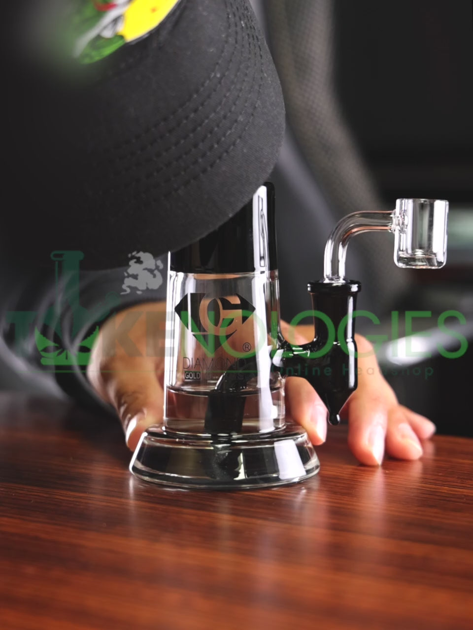 stem perc concentrate dabbing rig for oils