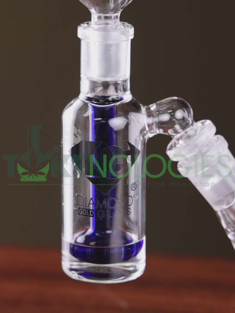 High-Quality 45 Degree Ash Catcher for Diamond Glass Bongs