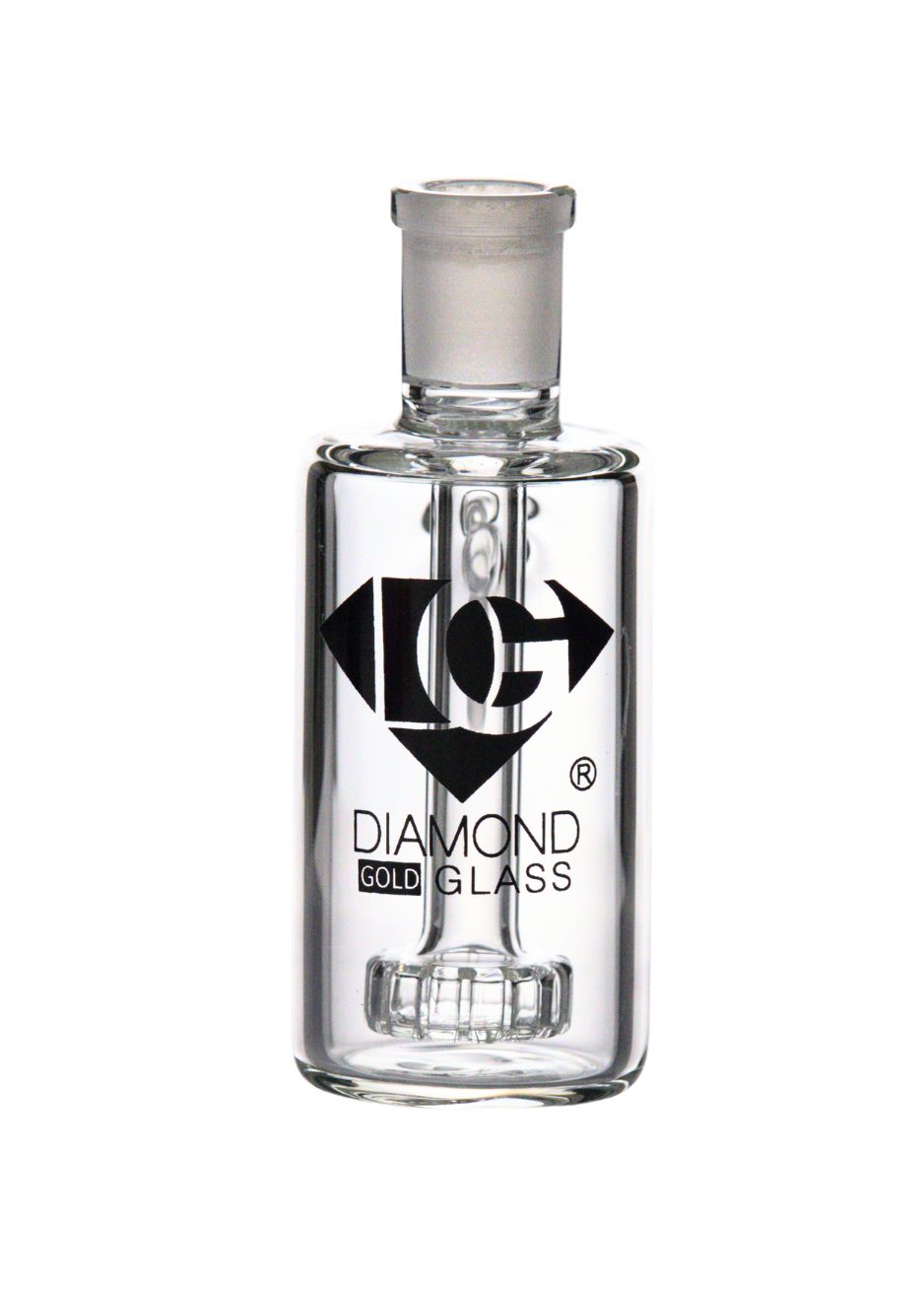 Diamond Glass 14mm 45 Degree Ash Catcher W/Disc Perc