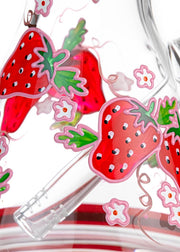 Strawberry Beaker Bong 9MM Extra-Heavy - Tokenologies