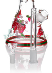 Strawberry Beaker Bong 9MM Extra-Heavy - Tokenologies