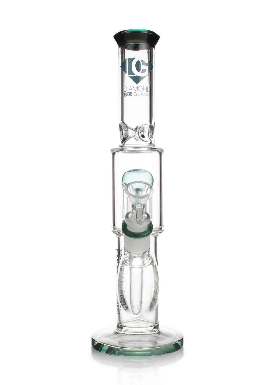 12 inch diamond glass bong
