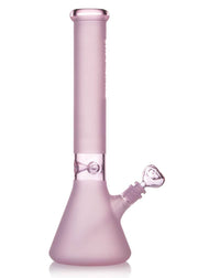diamond glass frosted beaker bong