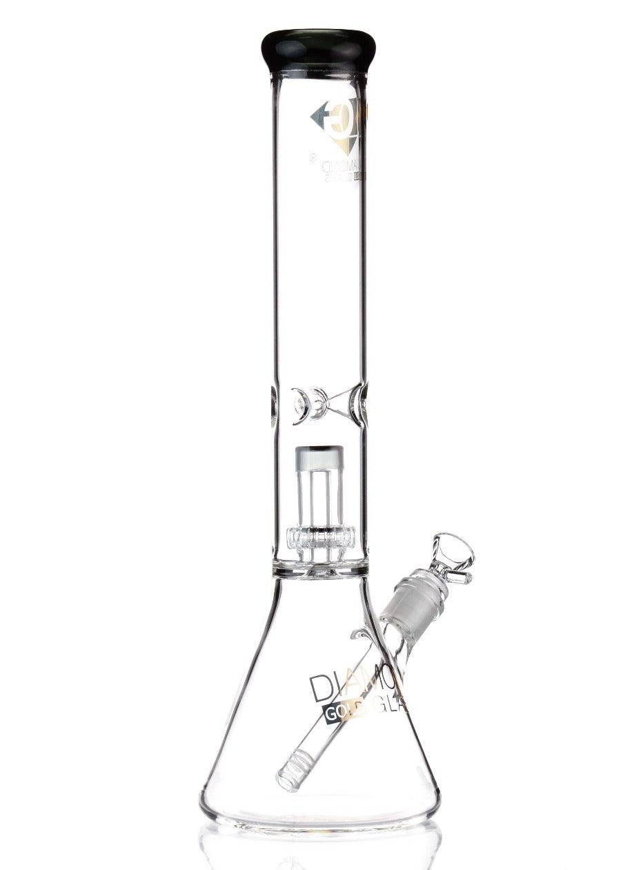 Diamond Glass Perc Bong