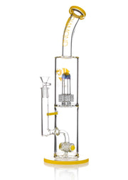 showerhead perc bent neck bong by diamond glass