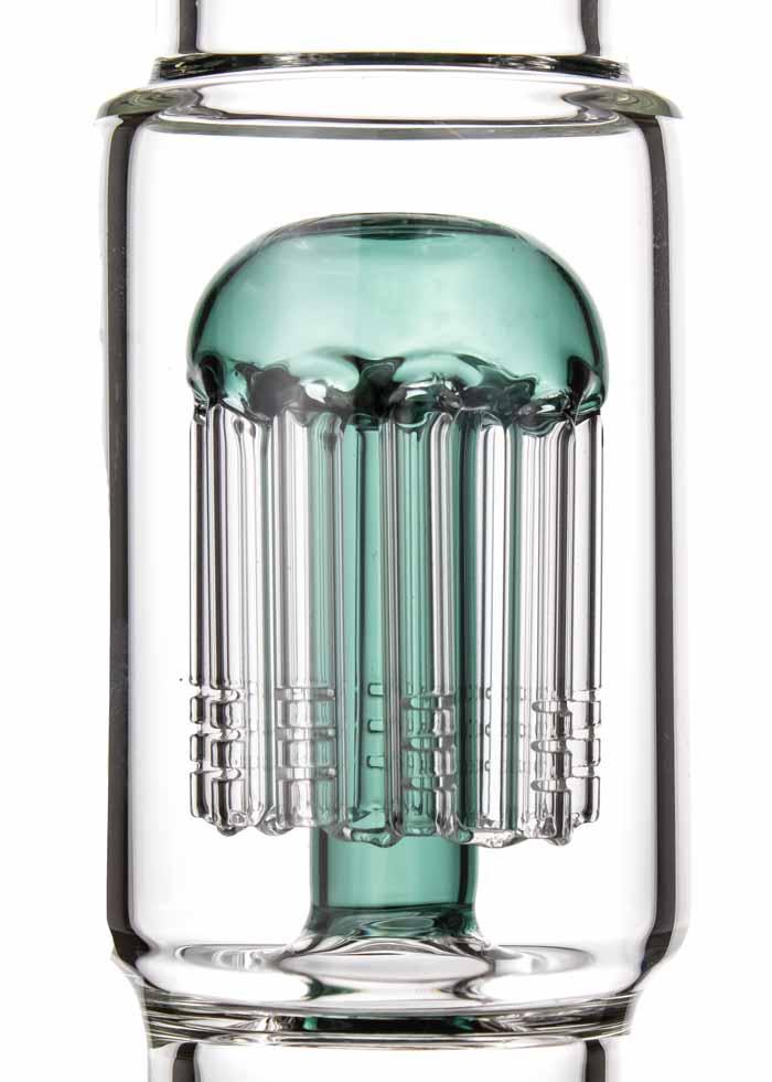 teal colored 8-arm tree perc