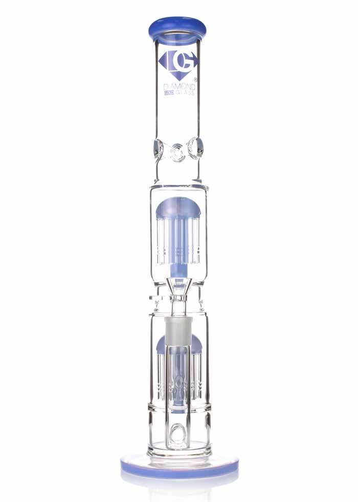 baby blue bong by diamond glass