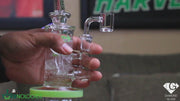 diamond glass incycler dab oil rig