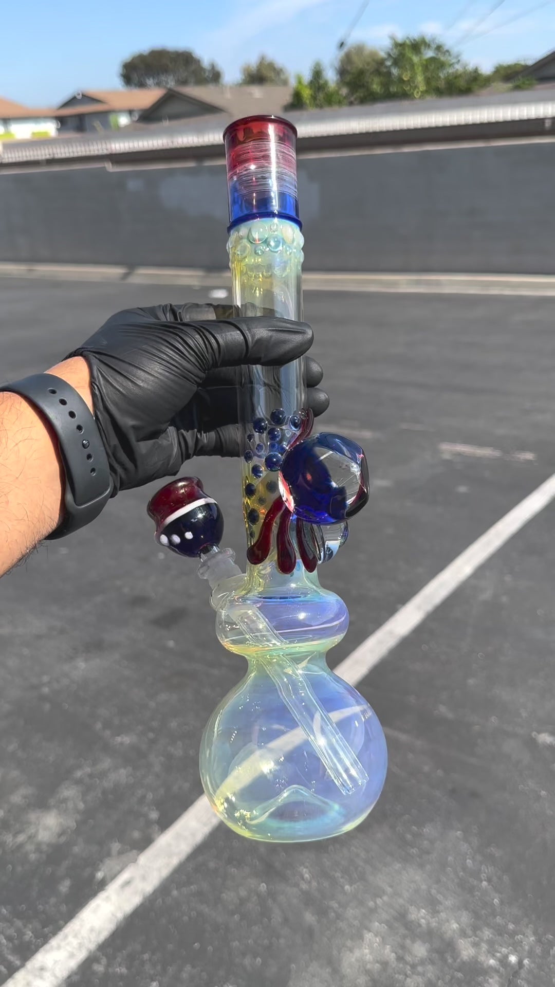 grateful dead glass bong for sale by trident glass