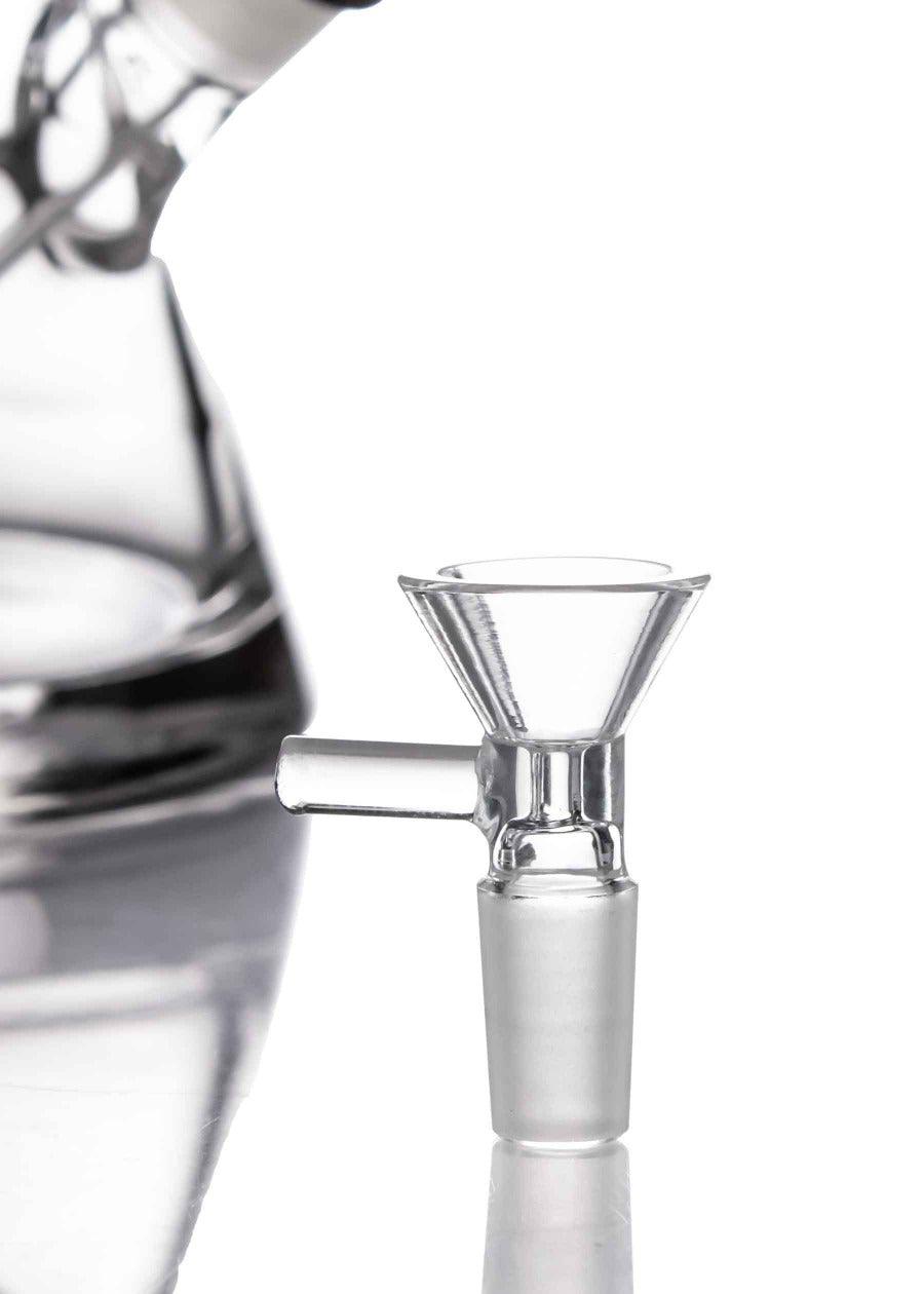 diamond glass 14mm glass on glass bowl piece