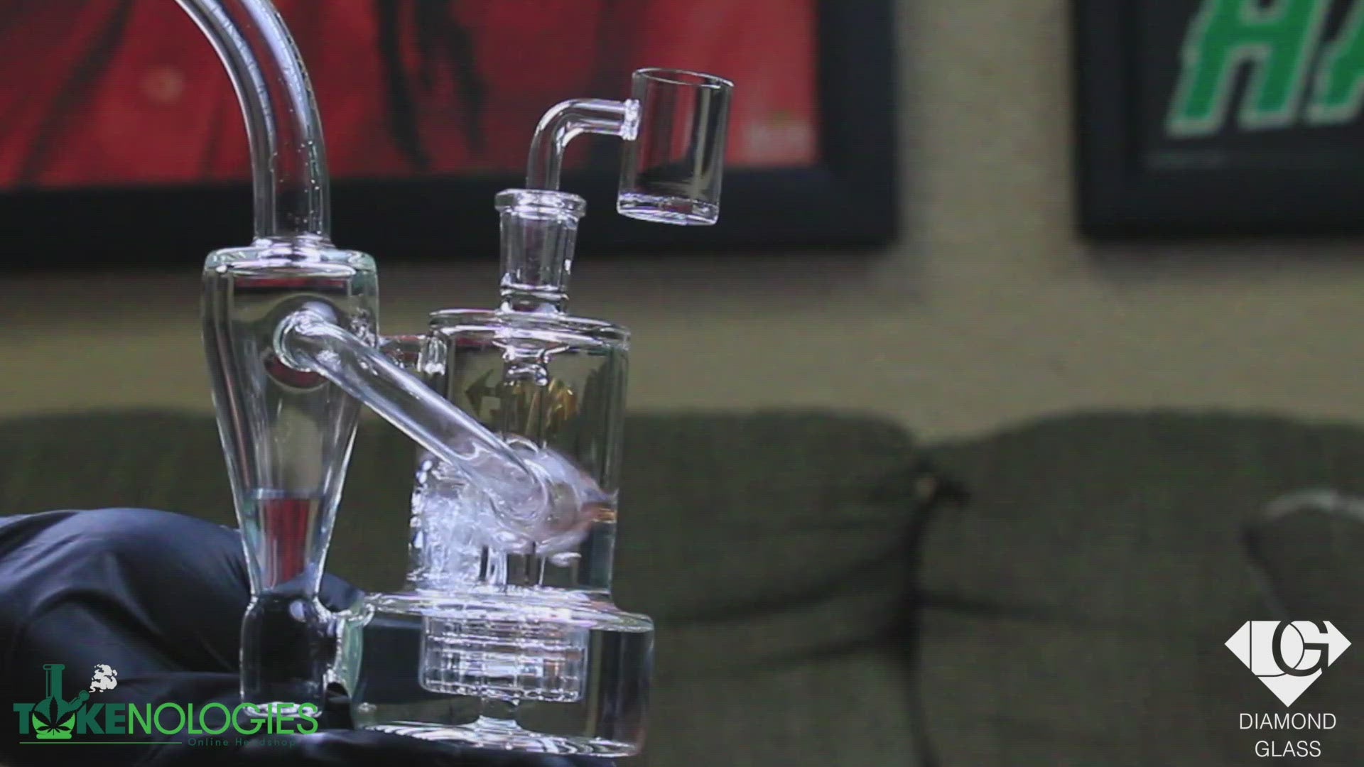 diamond glass oil dab rig