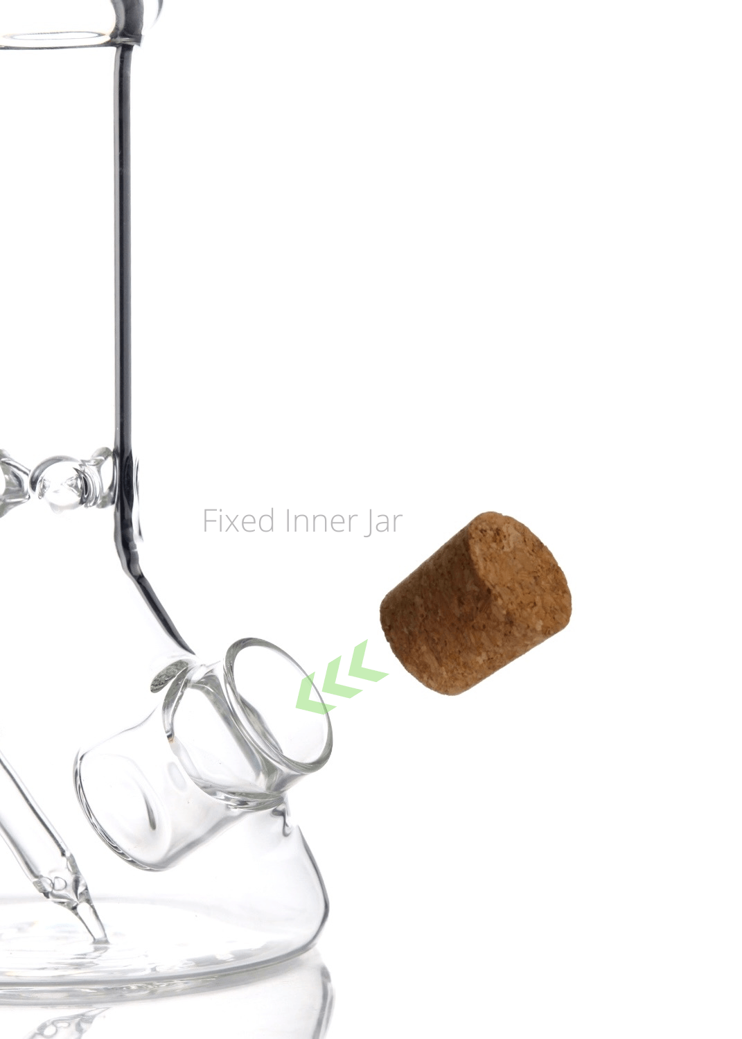 bong with jar attached