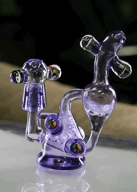Cory Williamson Purple Rain Recycler Dab Rig - Tokenologies
