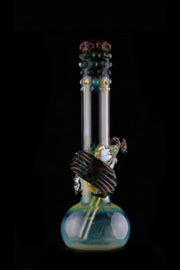 trident glass fumed rainbow water pipe