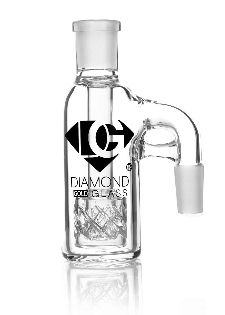 90 degree 14mm ash catcher by diamond glass