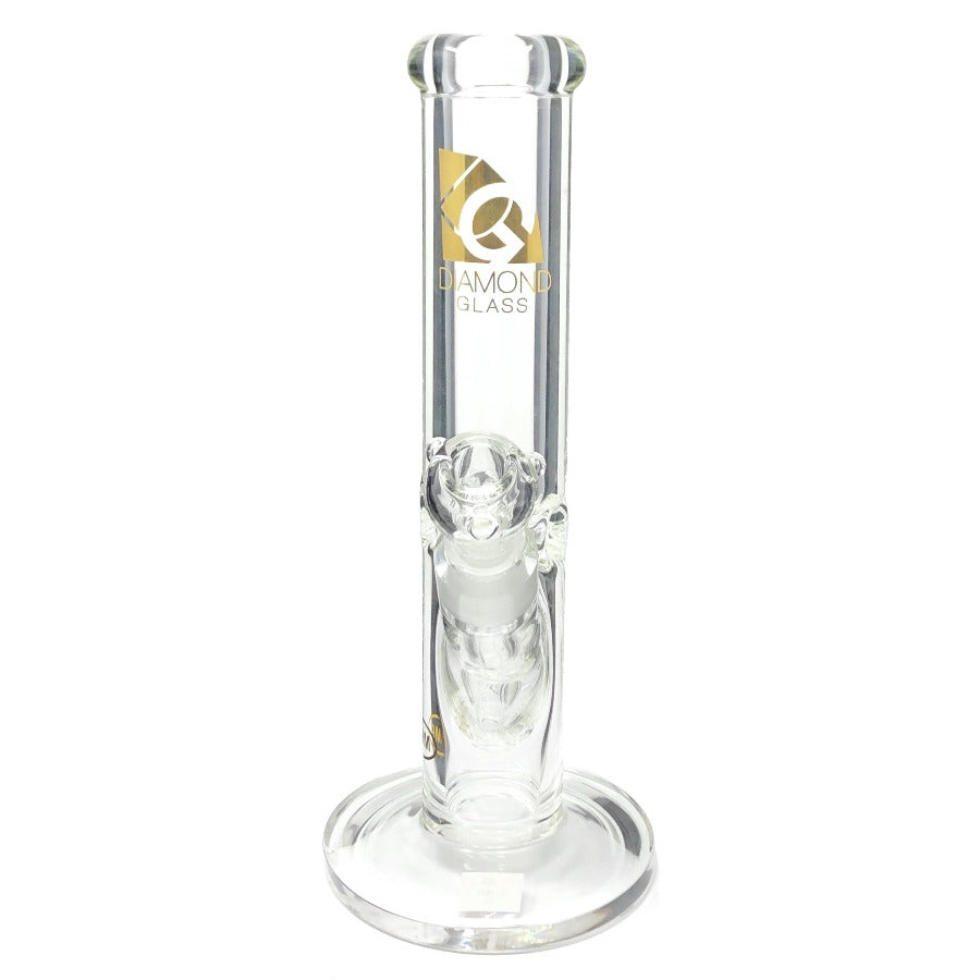 Diamond Glass Straight Bong