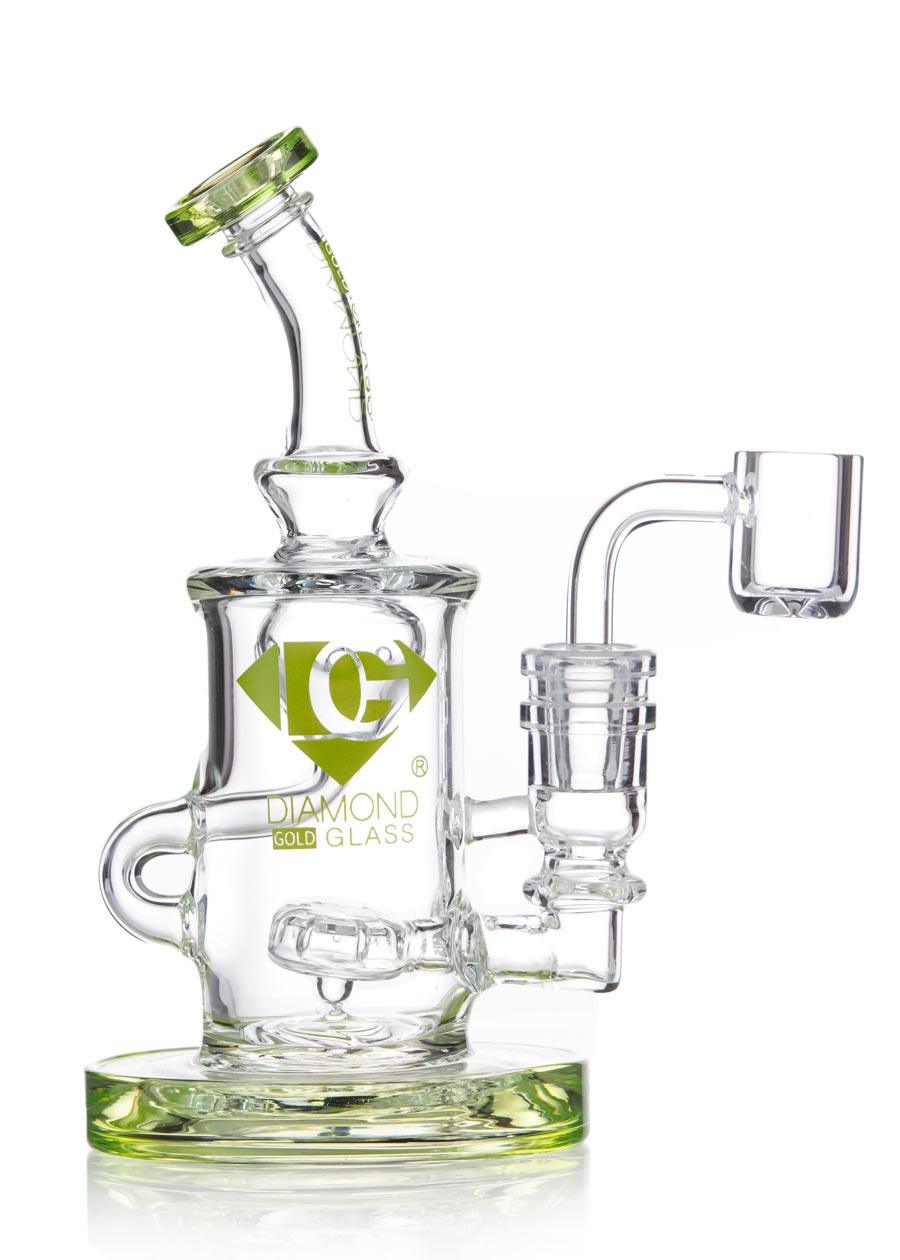 Incycler Showerhead Dab Rig | Diamond Glass®