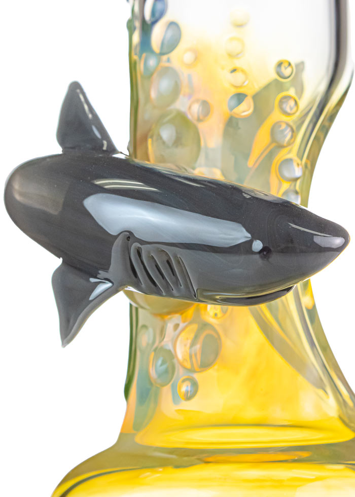 trident glass shark water pipes