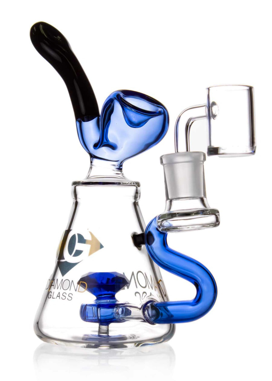 sherlock bubbler bong by diamond glass