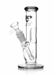 this straight bong has a height of 8 inches tall. it comes in different color options. its made by diamond glass based in pomona california usa
