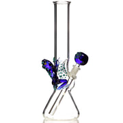 Trident Glass blue frog bong