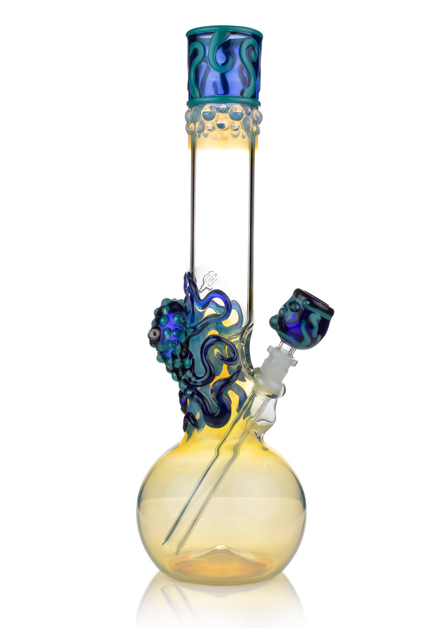 trident glass octopus water pipe bong for sale