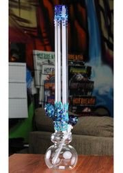 trident glass 22 inch octopus bong