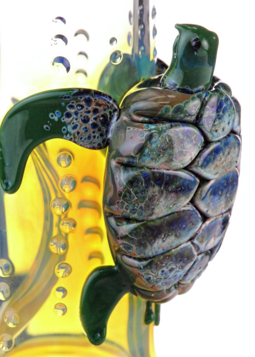 turtle glass art
