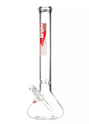 OG Beaker bong by zob glass in red color