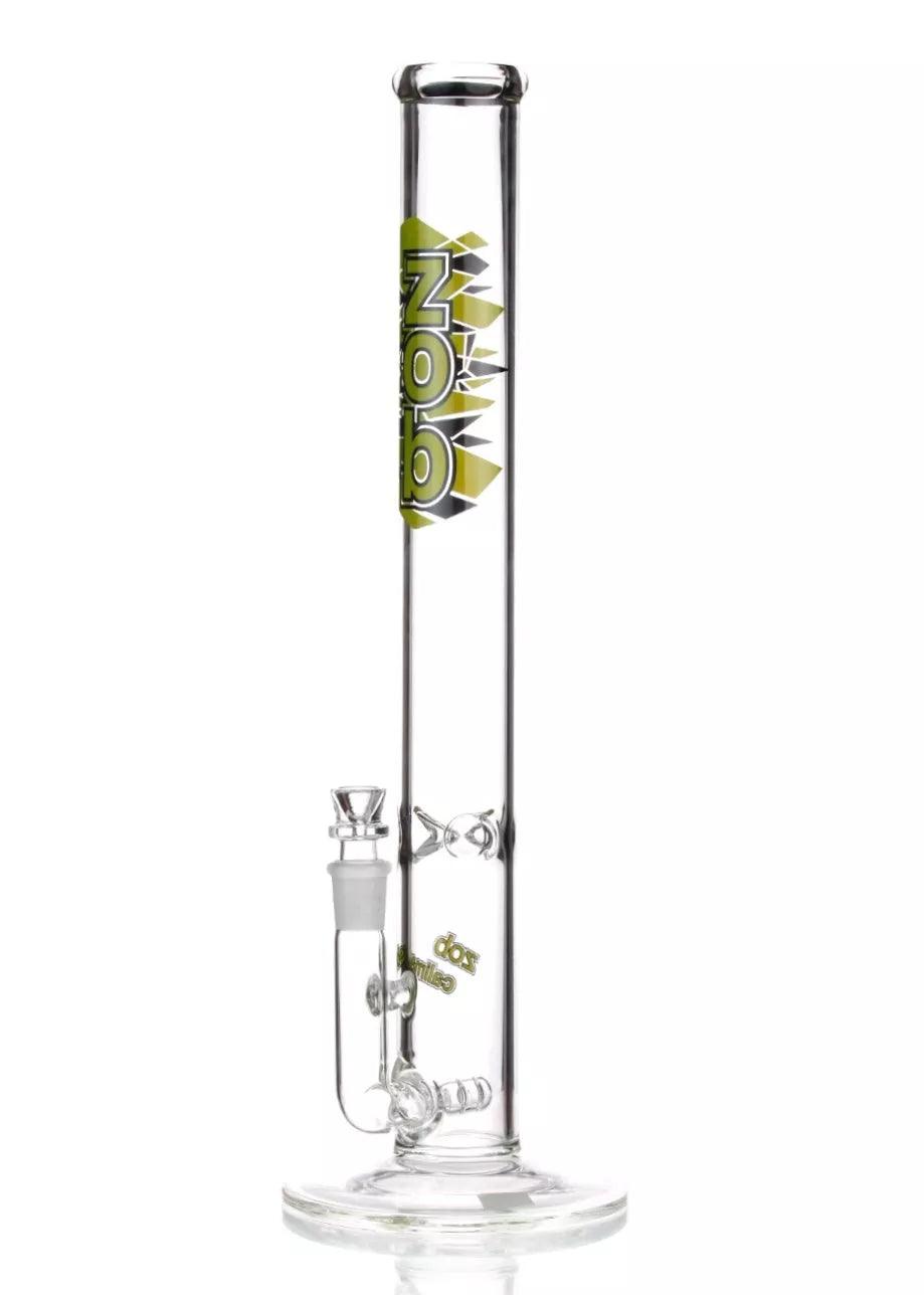 zob glass stemless diffused straight tube bong
