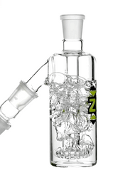 ZOB Glass 6.5" Ash Catcher w/ Flat Disc Perc – 45 Degrees - Tokenologies