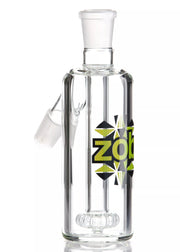 ZOB Glass 6.5" Ash Catcher w/ Flat Disc Perc – 45 Degrees - Tokenologies